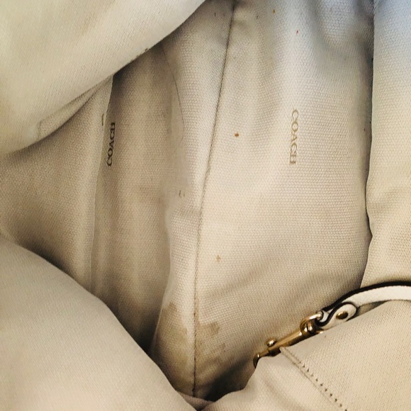 Off white Coach purse - Picture 4 of 4